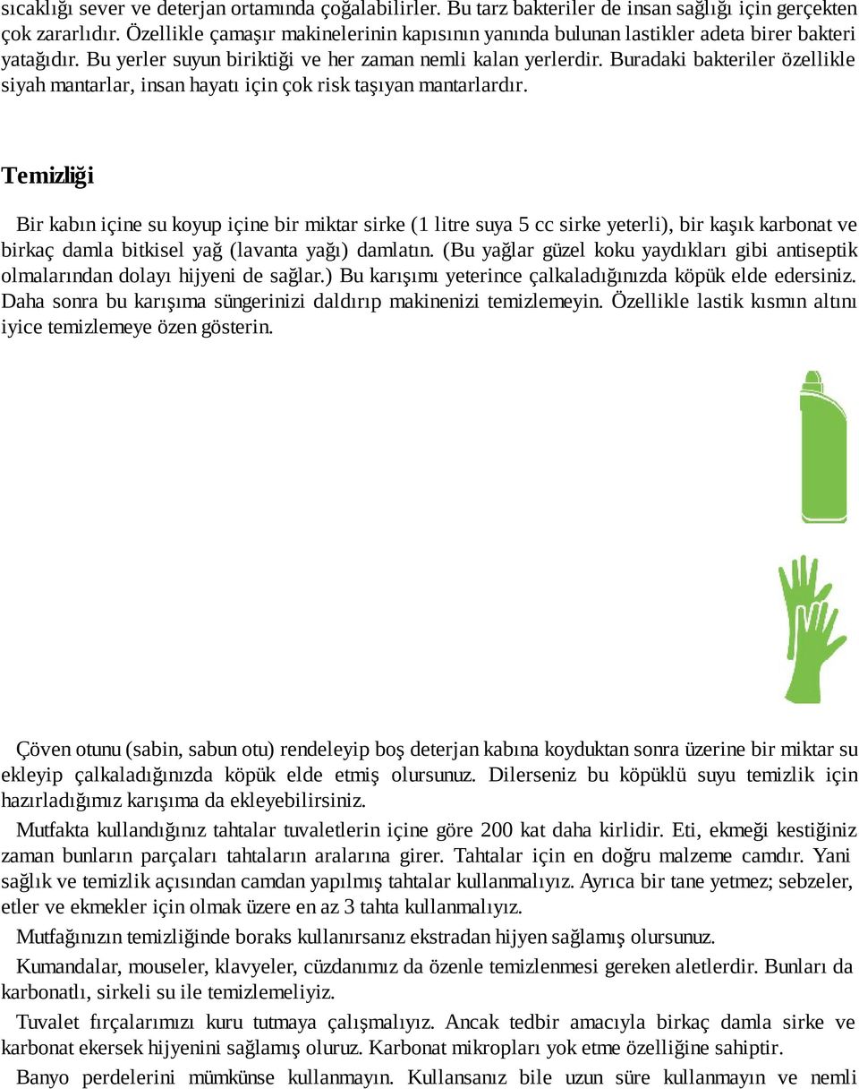 Buradaki bakteriler özellikle siyah mantarlar, insan hayatı için çok risk taşıyan mantarlardır.