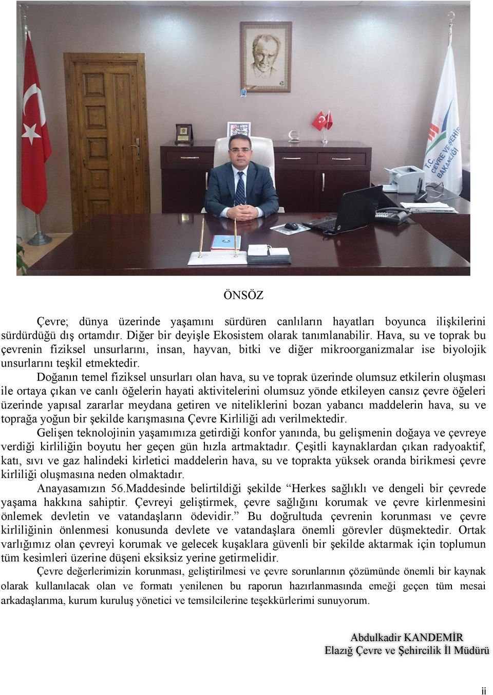 Doğanın temel fiziksel unsurları olan hava, su ve toprak üzerinde olumsuz etkilerin oluşması ile ortaya çıkan ve canlı öğelerin hayati aktivitelerini olumsuz yönde etkileyen cansız çevre öğeleri