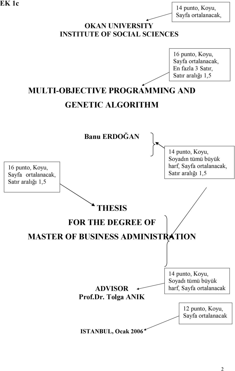 harf, THESIS FOR THE DEGREE OF MASTER OF BUSINESS ADMINISTRATION ADVISOR Prof.Dr.