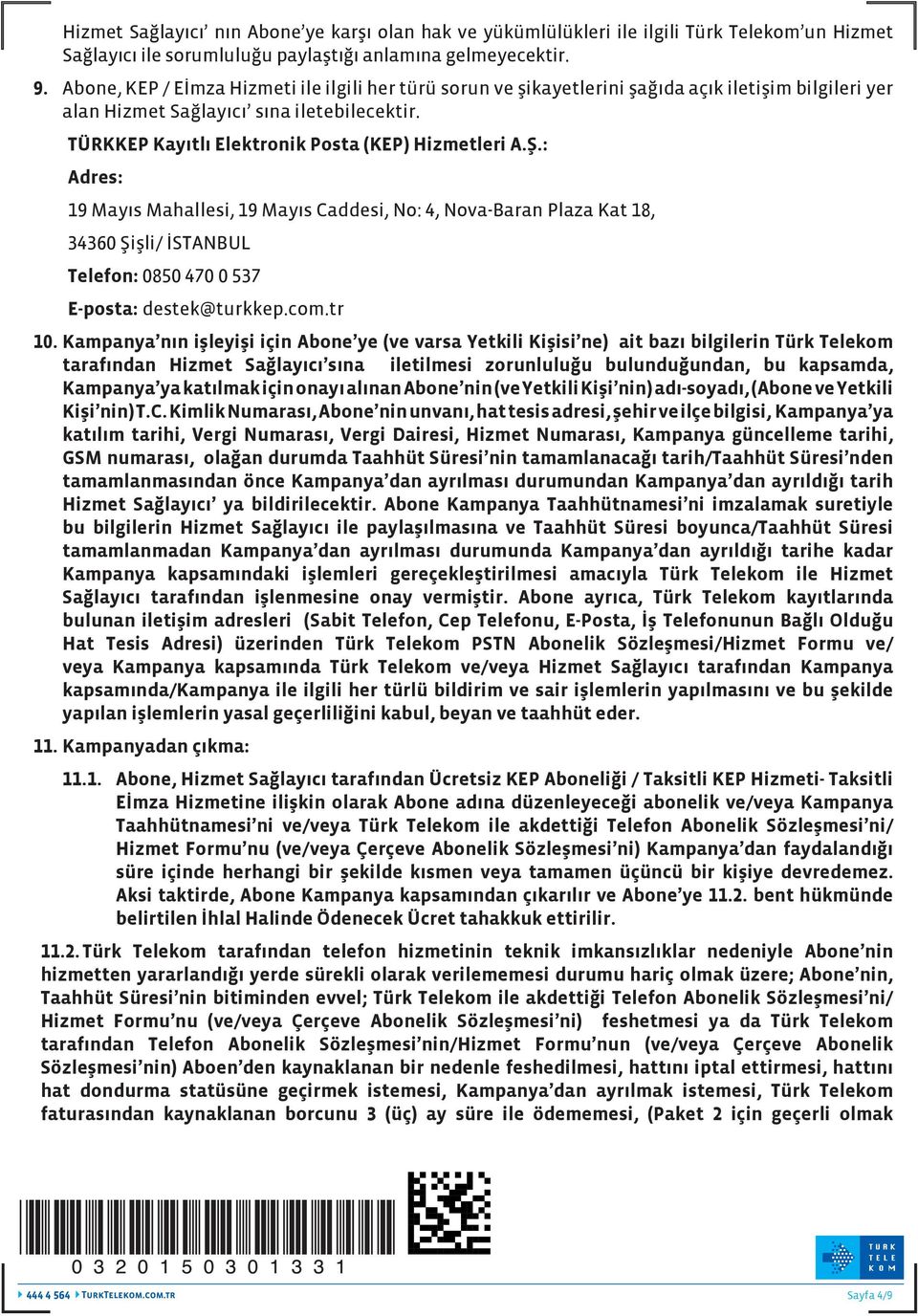 TÜRKKEP Kayıtlı Elektronik Posta (KEP) Hizmetleri A.Ş.