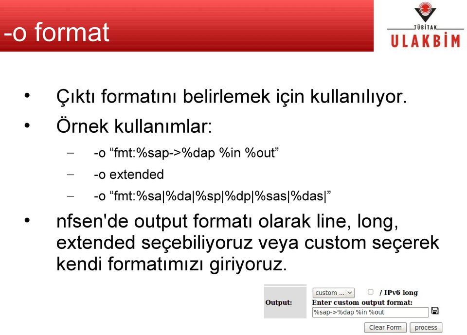 fmt:%sa %da %sp %dp %sas %das nfsen'de output formatı olarak