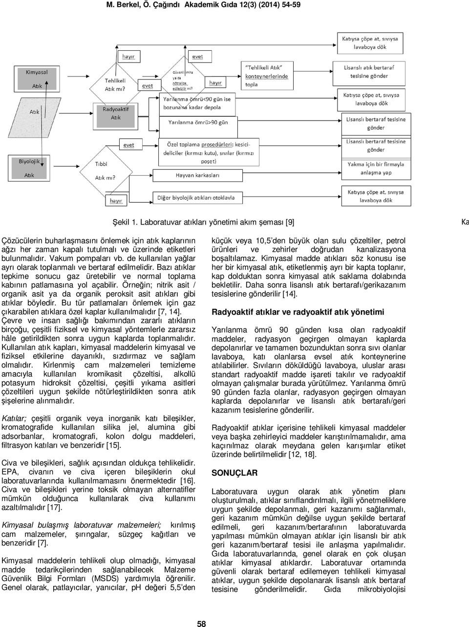 Örneğin; nitrik asit / organik asit ya da organik peroksit asit atıkları gibi atıklar böyledir. Bu tür patlamaları önlemek için gaz çıkarabilen atıklara özel kaplar kullanılmalıdır [7, 14].