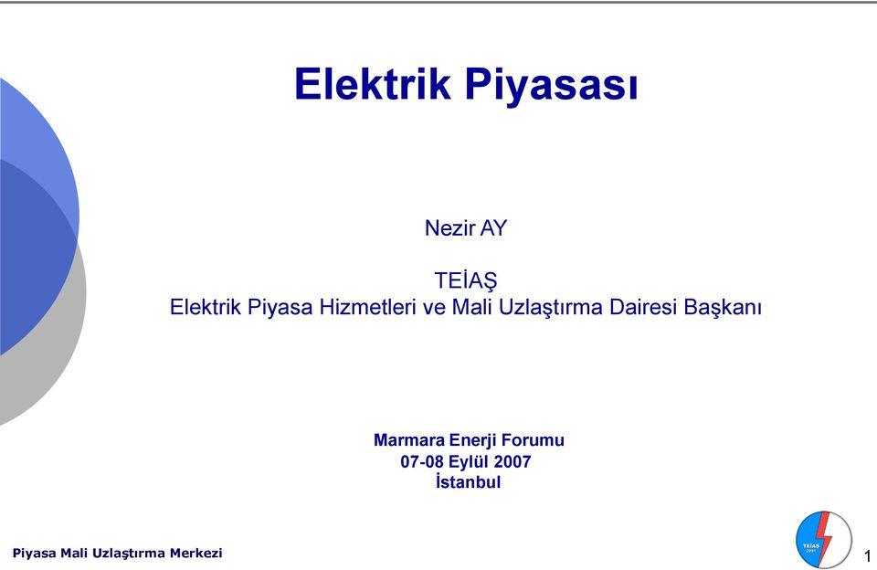Dairesi Başkanı Marmara Enerji Forumu 07-08