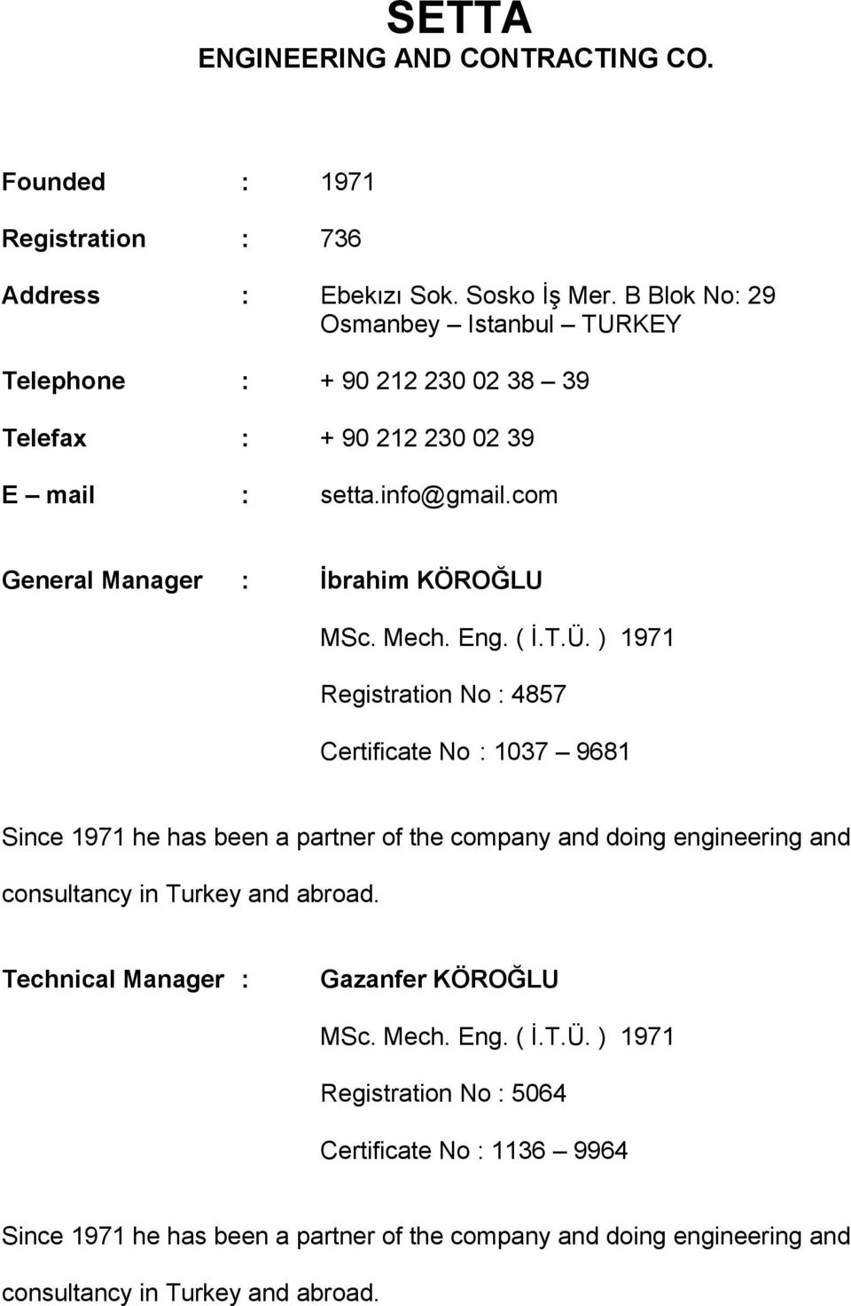 Mech. Eng. ( İ.T.Ü.