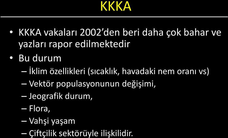 havadaki nem oranı vs) Vektör populasyonunun değişimi,