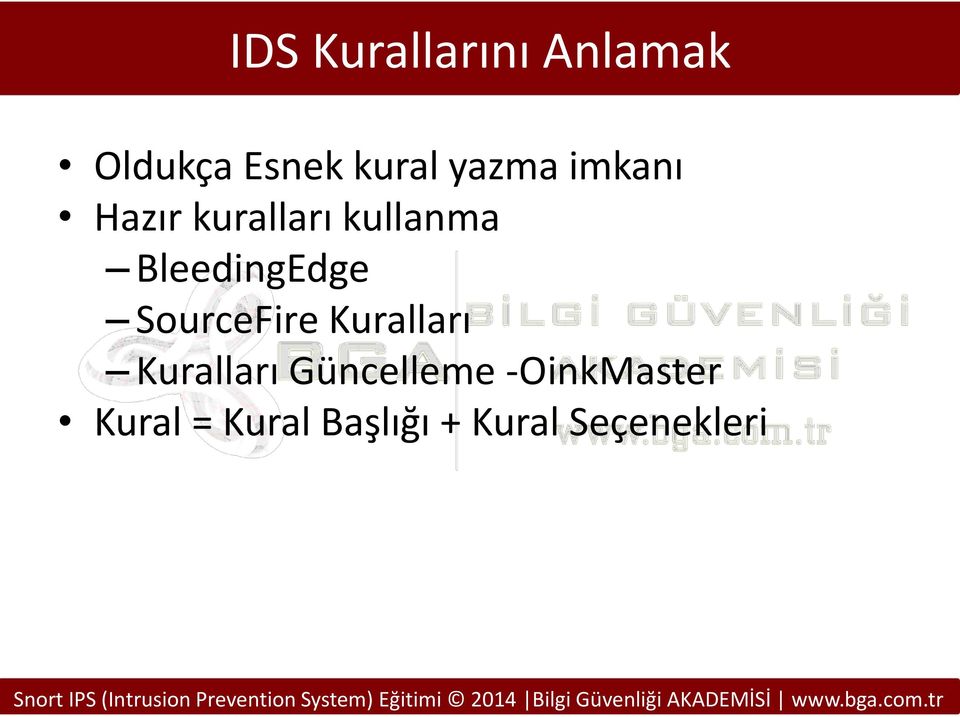 BleedingEdge SourceFire Kuralları Kuralları