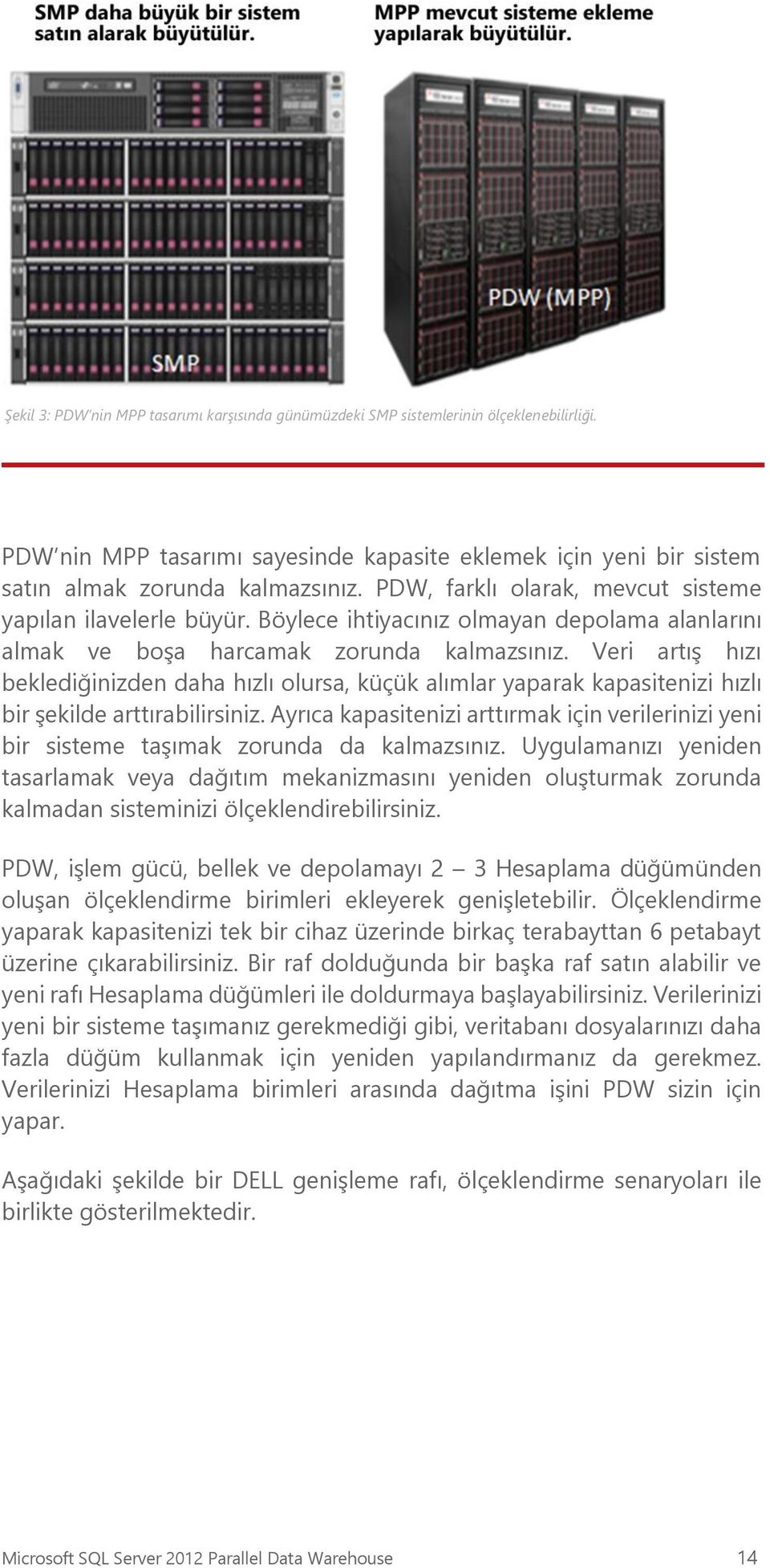 Veri artış hızı beklediğinizden daha hızlı olursa, küçük alımlar yaparak kapasitenizi hızlı bir şekilde arttırabilirsiniz.