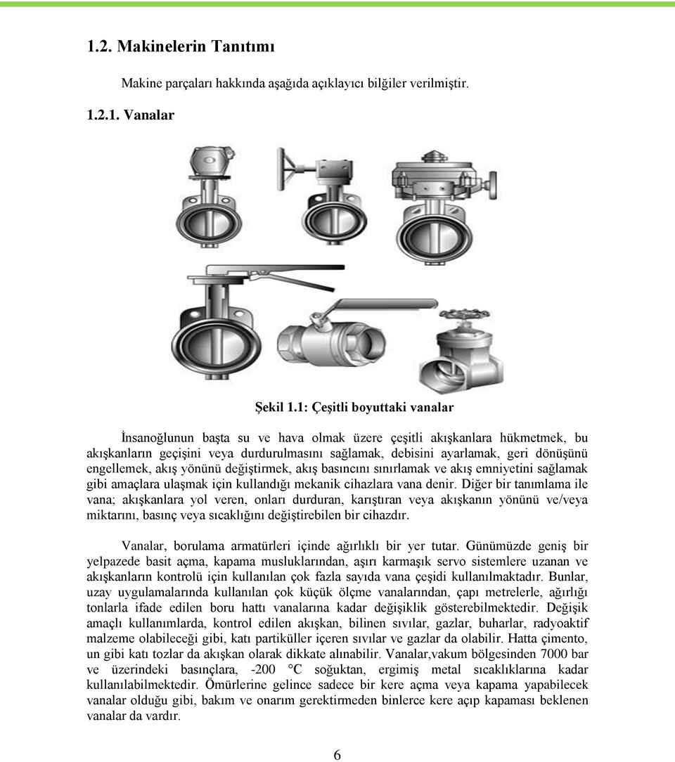 engellemek, akış yönünü değiştirmek, akış basıncını sınırlamak ve akış emniyetini sağlamak gibi amaçlara ulaşmak için kullandığı mekanik cihazlara vana denir.