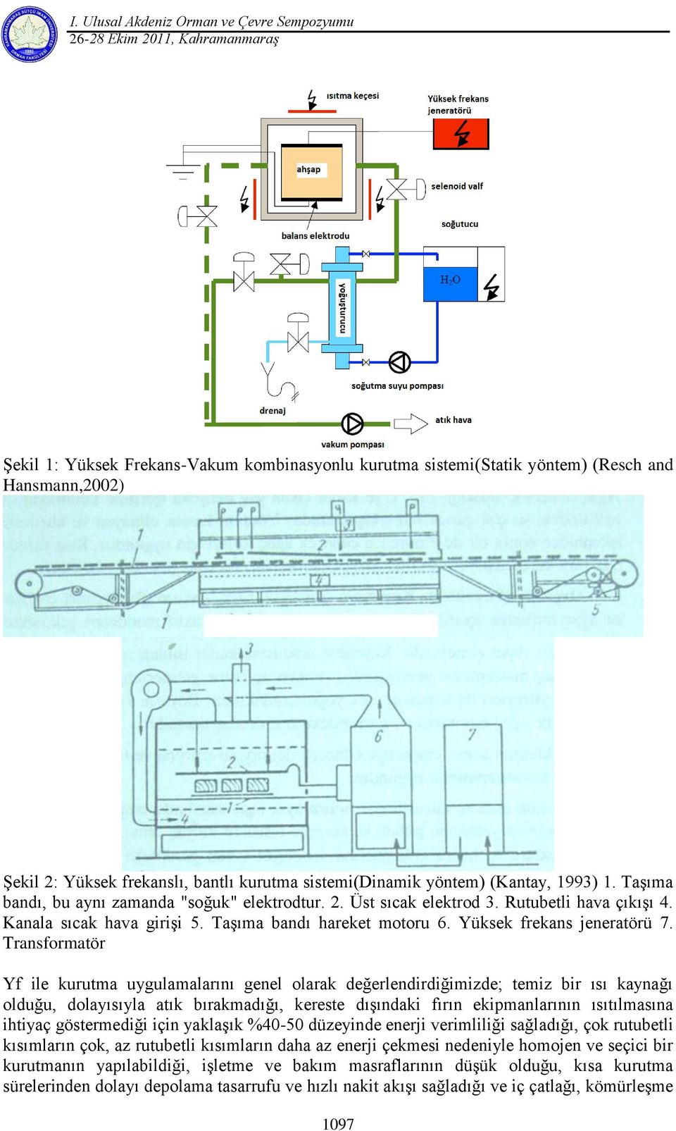 Transformatör Yf ile kurutma uygulamalarını genel olarak değerlendirdiğimizde; temiz bir ısı kaynağı olduğu, dolayısıyla atık bırakmadığı, kereste dışındaki fırın ekipmanlarının ısıtılmasına ihtiyaç