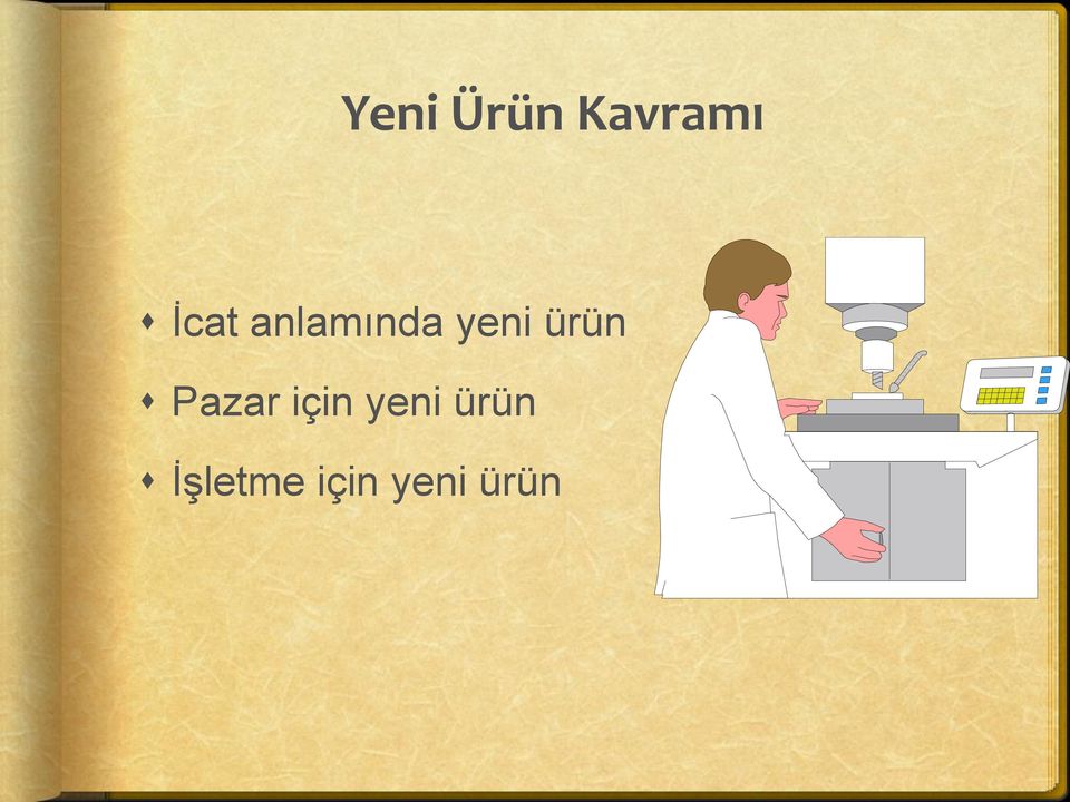 ürün Pazar için yeni