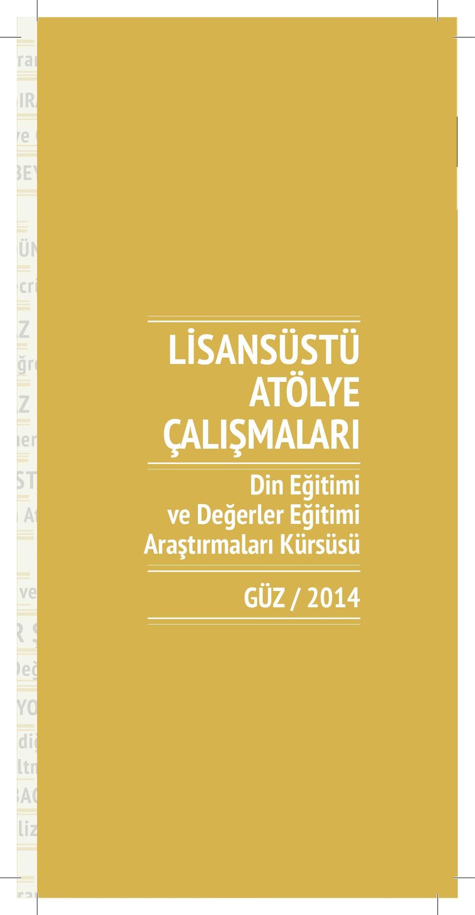 YORULMAZ ildiğinde Popüler Altmetin Okumaları BACANLI alizi I Drama LİSANSÜSTÜ