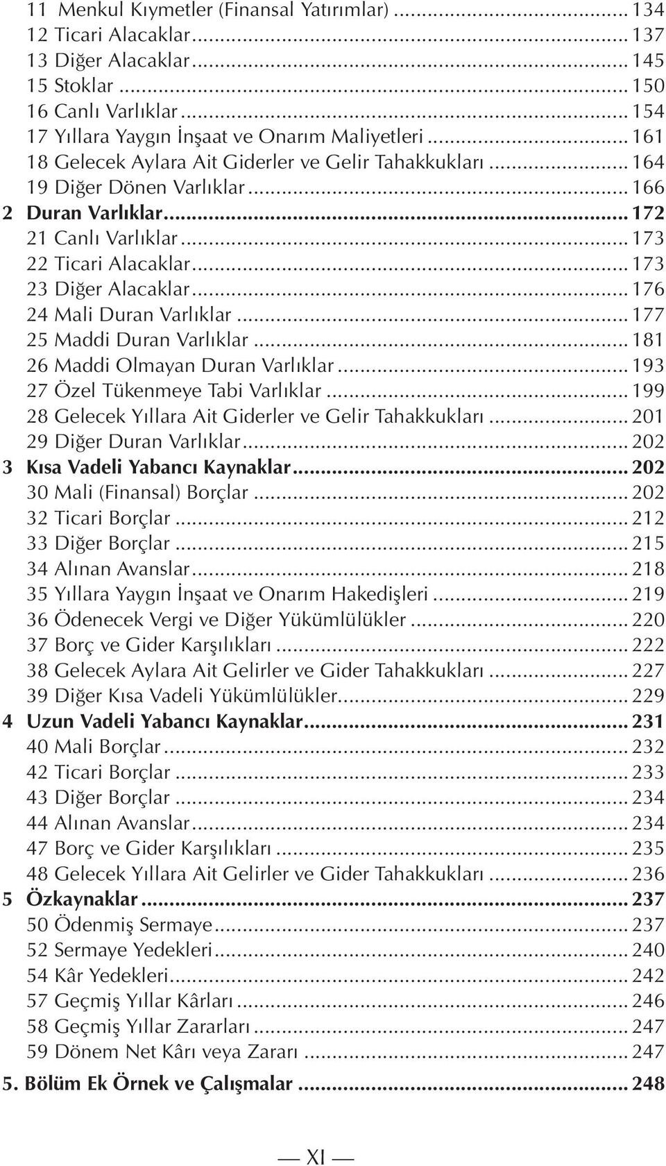 .. 176 24 Mali Duran Varlıklar... 177 25 Maddi Duran Varlıklar... 181 26 Maddi Olmayan Duran Varlıklar... 193 27 Özel Tükenmeye Tabi Varlıklar.