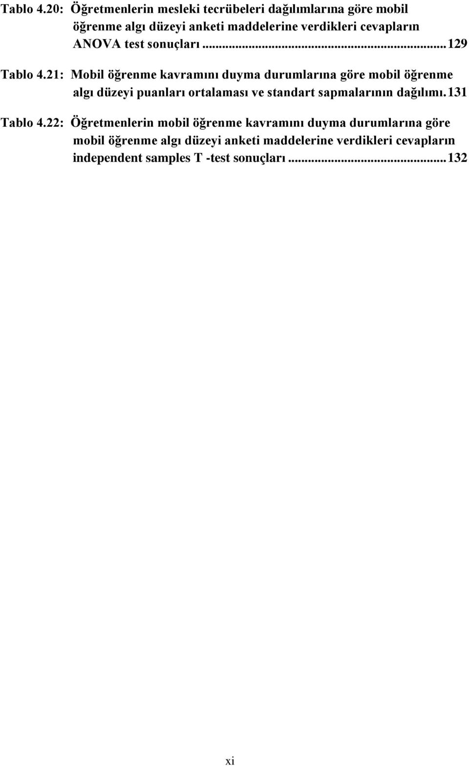 cevapların ANOVA test sonuçları.