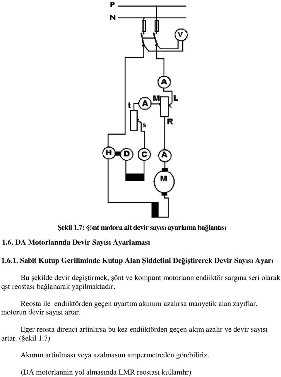 6. DA Motorlannda Devir Say Ayarlamas 1.