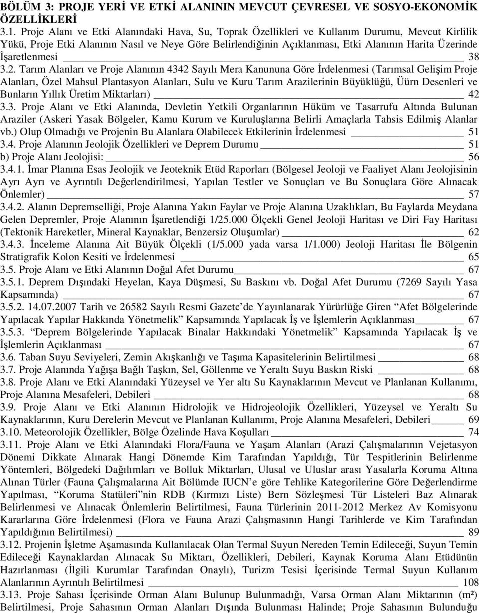 İşaretlenmesi 38 3.2.