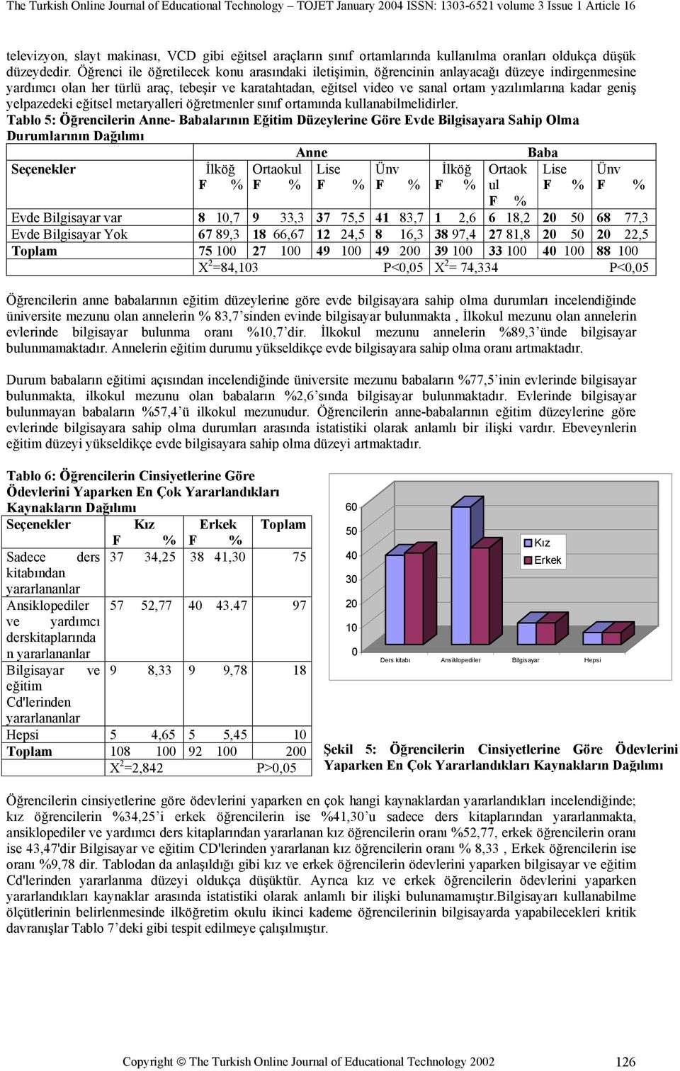 geniş yelpazedeki eğitsel metaryalleri öğretmenler sınıf ortamında kullanabilmelidirler.