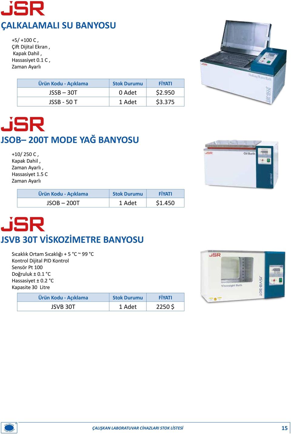 5 C Zaman Ayarlı JSOB 200T 1 Adet $1.