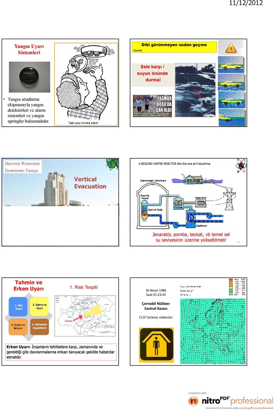 Marriott Waterside A BOILING WATER REACTOR like the one at Fukushima Downtown Tampa Vertical Evacuation 111 Tahmin ve Erken Uyarı 1.