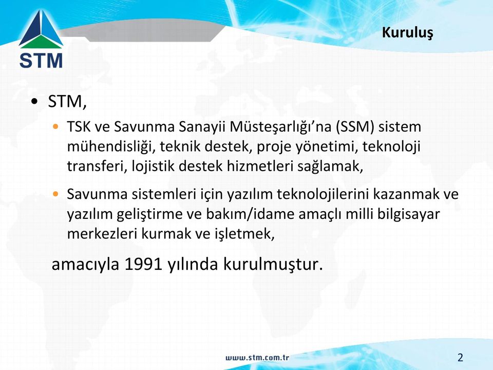 Savunma sistemleri için yazılım teknolojilerini kazanmak ve yazılım geliştirme ve