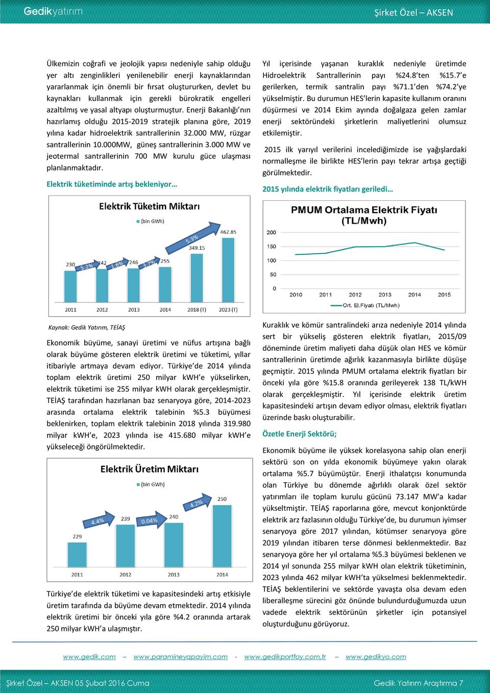 MW, rüzgar santrallerinin.mw, güneş santrallerinin 3. MW ve jeotermal santrallerinin 7 MW kurulu güce ulaşması planlanmaktadır.