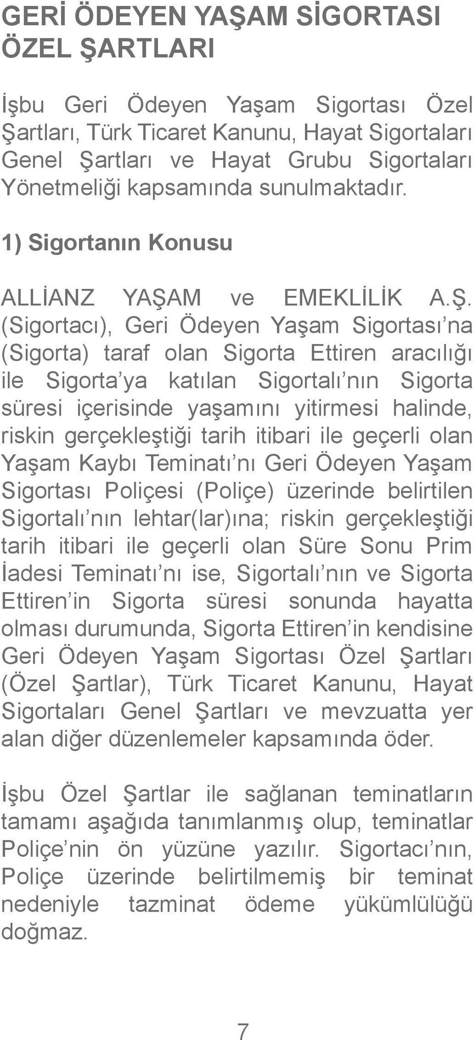 M ve EMEKLİLİK A.Ş.