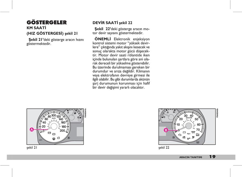 ÖNEML Elektronik enjeksiyon kontrol sistemi motor yüksek devirlere ç kt nda yak t ak fl n kesecek ve sonuç olarakta motor gücü düflecektir.