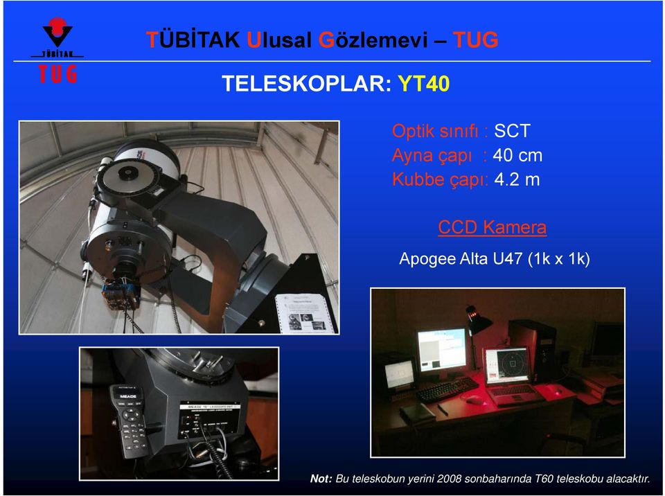 2 m CCD Kamera Apogee Alta U47 (1k x 1k)