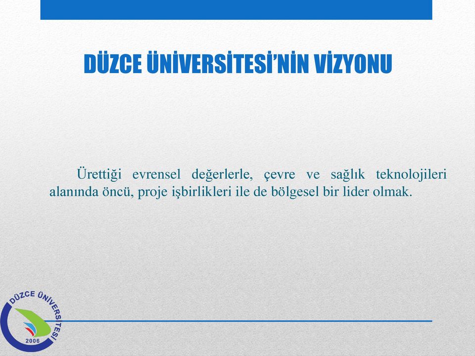 teknolojileri alanında öncü, proje