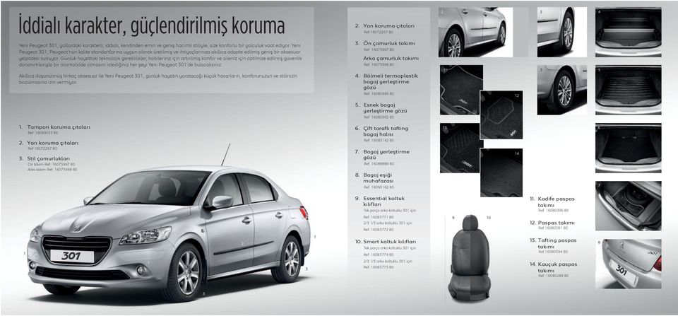 Günlük hayattaki teknolojik gereklilikler, hobileriniz için artırılmış konfor ve aileniz için optimize edilmiş güvenlik donanımlarıyla bir otomobilde olmasını istediğiniz her şeyi Yeni Peugeot 0 de