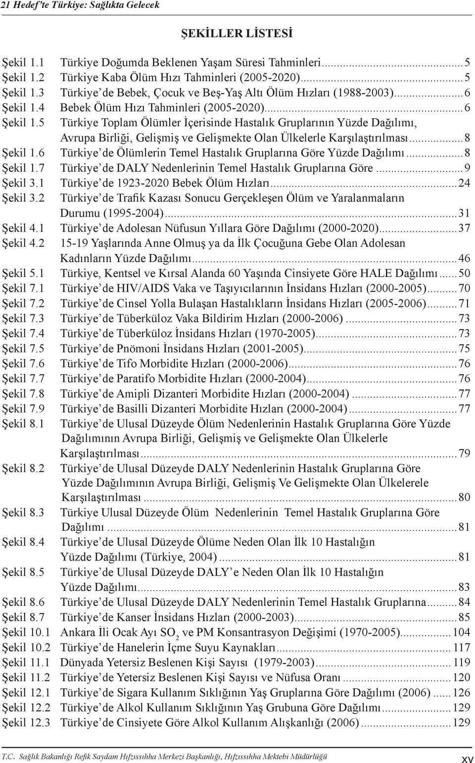 ..8 Şekil 1.6 Türkiye de Ölümlerin Temel Hastalık Gruplarına Göre Yüzde Dağılımı...8 Şekil 1.7 Türkiye de DALY Nedenlerinin Temel Hastalık Gruplarına Göre...9 Şekil 3.