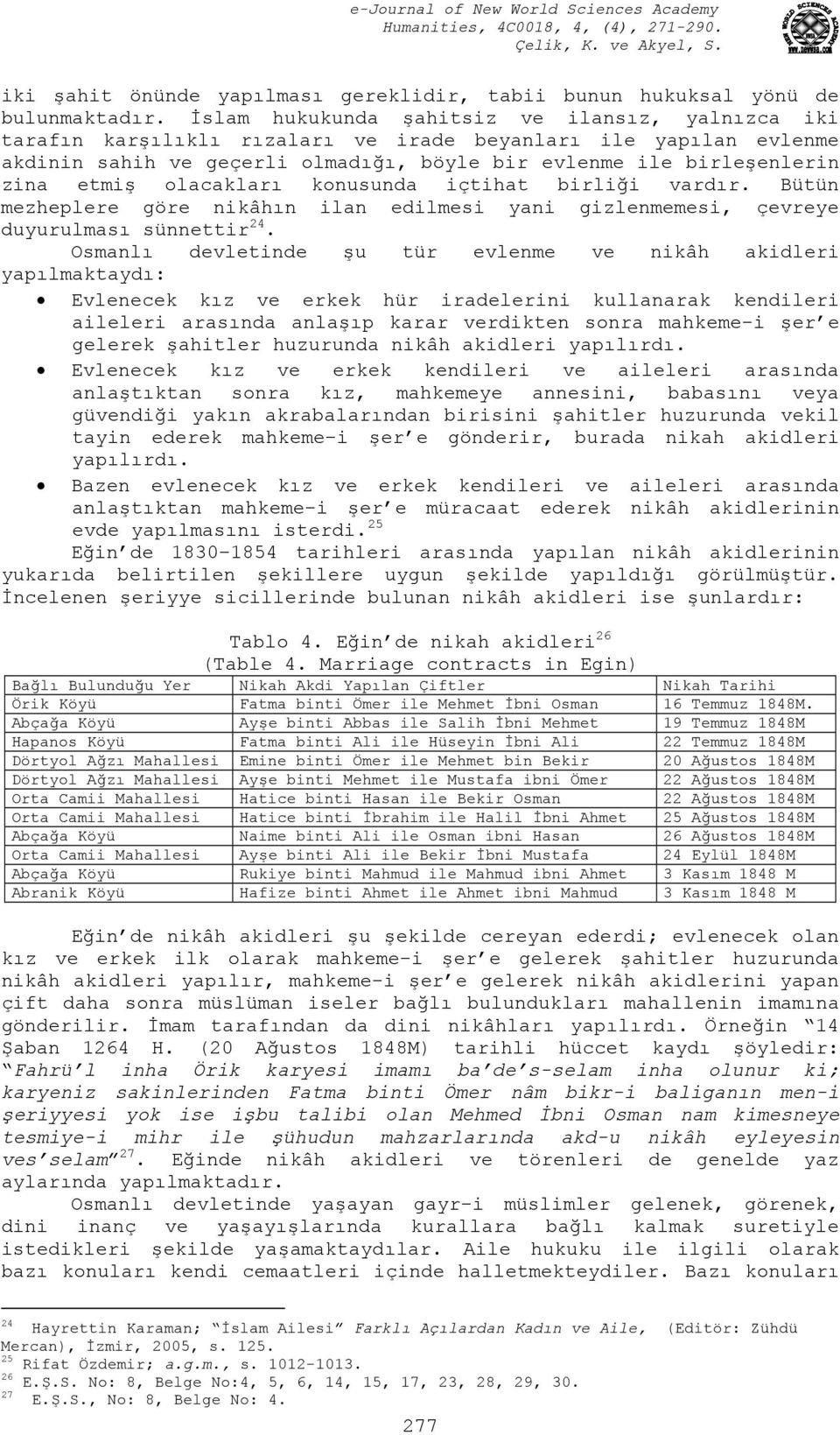 olacakları konusunda içtihat birliği vardır. Bütün mezheplere göre nikâhın ilan edilmesi yani gizlenmemesi, çevreye duyurulması sünnettir 24.