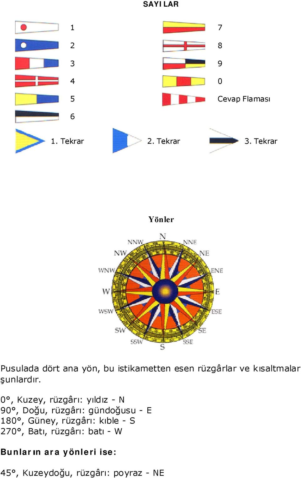 şunlardır.