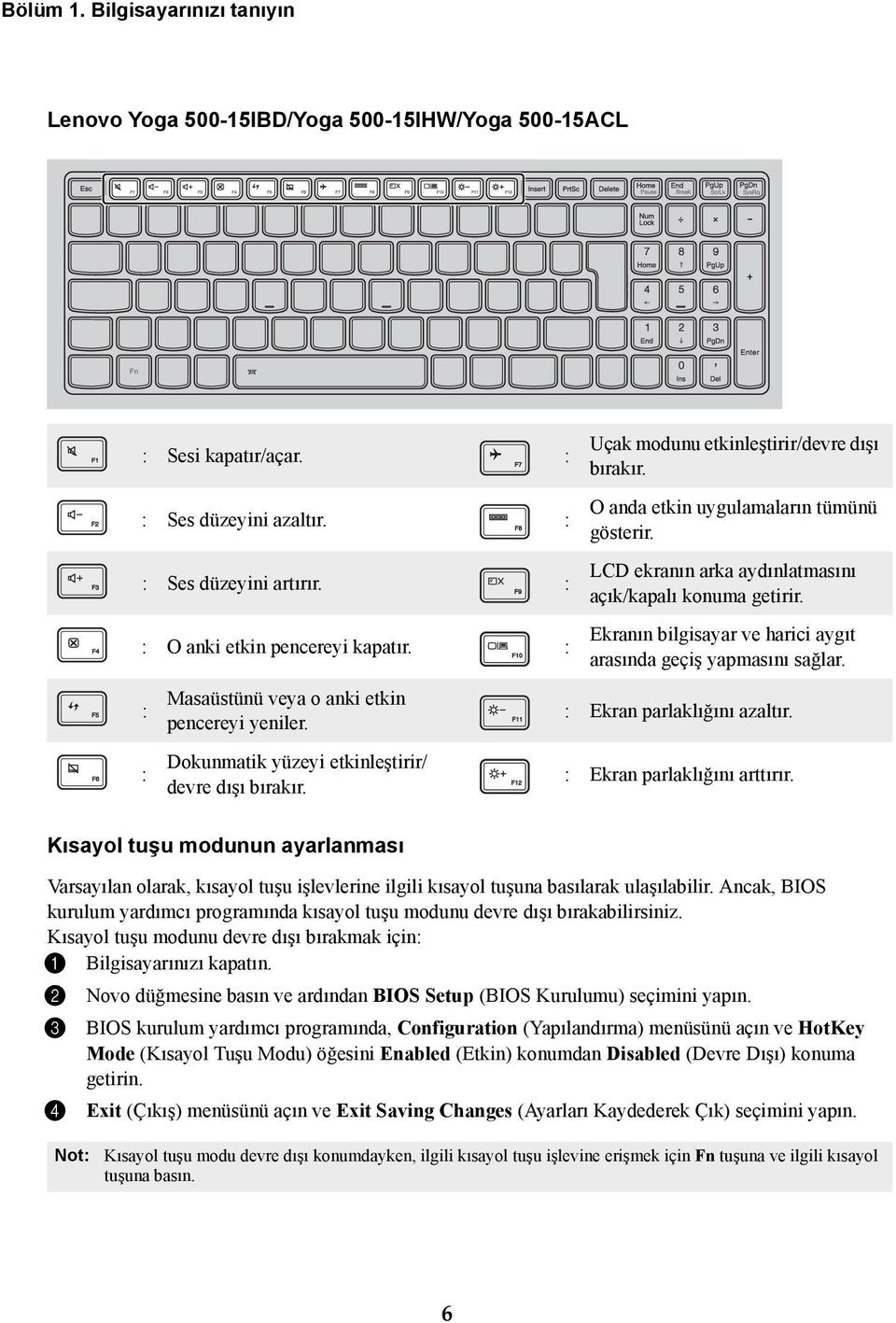 LCD ekranın arka aydınlatmasını açık/kapalı konuma getirir. Ekranın bilgisayar ve harici aygıt arasında geçiş yapmasını sağlar. : Ekran parlaklığını azaltır. : Ekran parlaklığını arttırır.