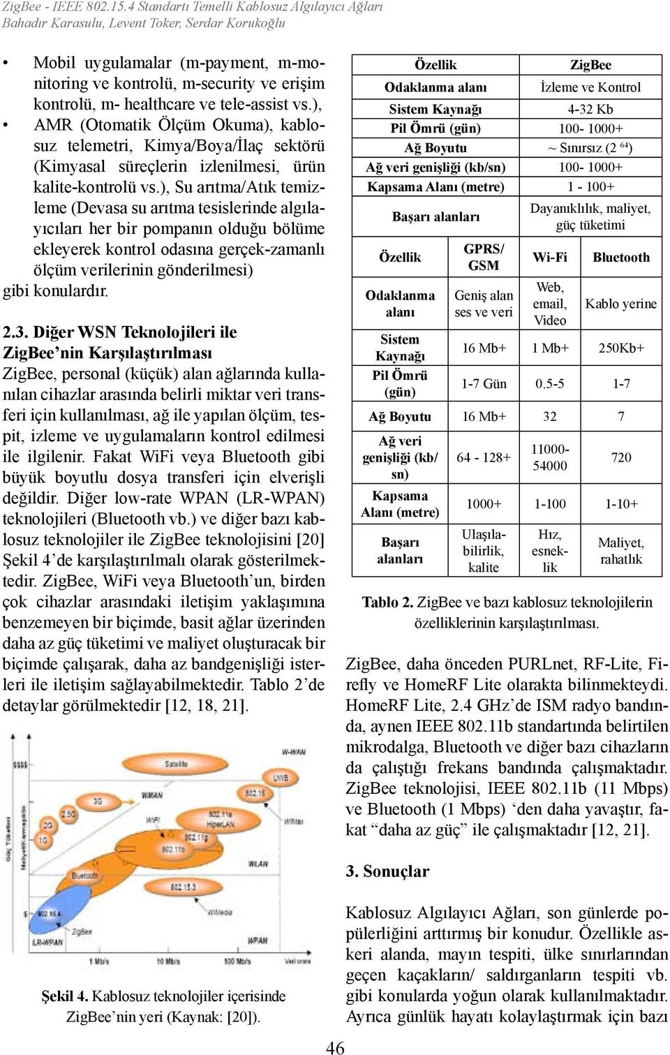 ), Su arıtma/atık temizleme (Devasa su arıtma tesislerinde algılayıcıları her bir pompanın olduğu bölüme ekleyerek kontrol odasına gerçek-zamanlı ölçüm verilerinin gönderilmesi) gibi konulardır. 2.3.