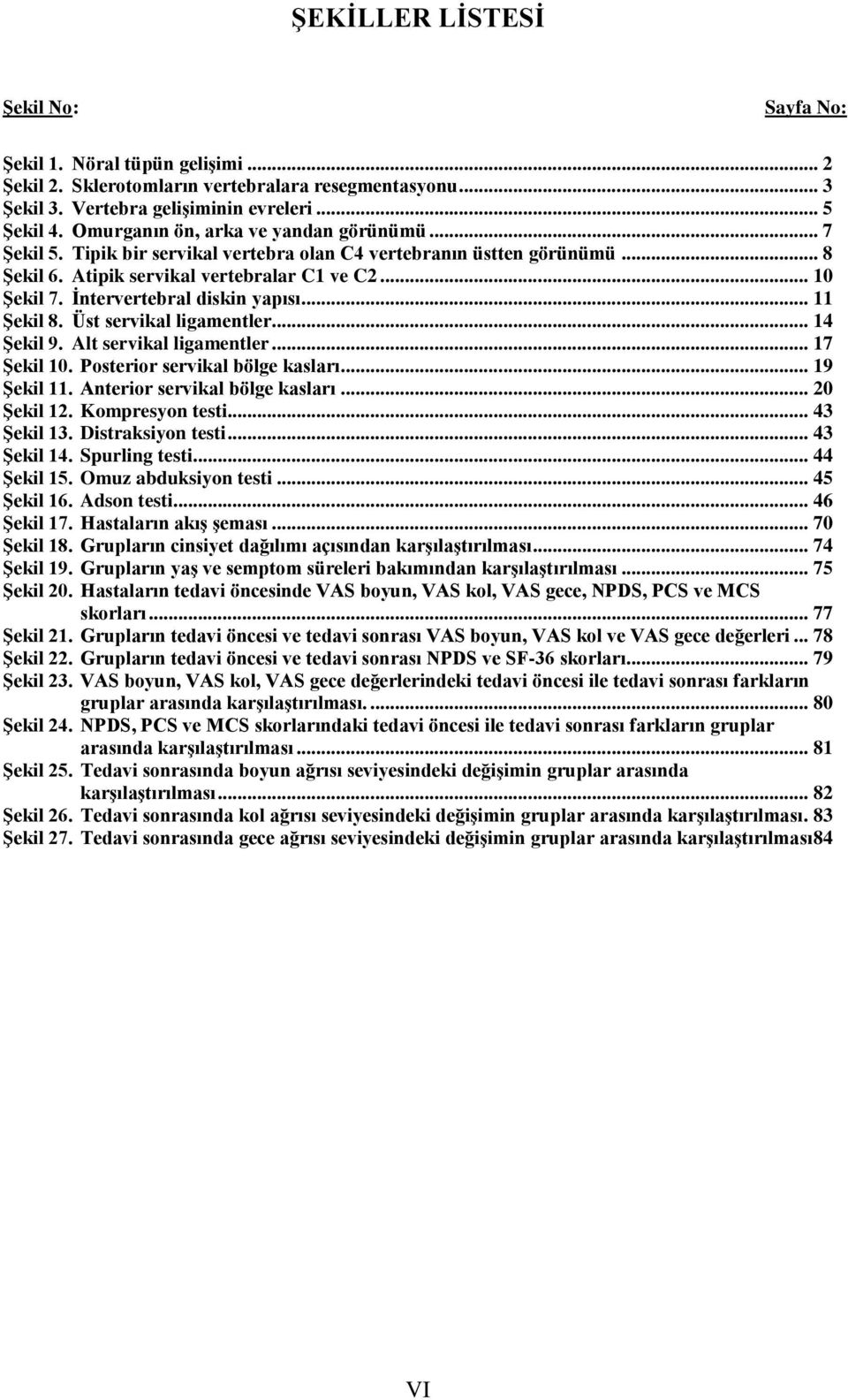 Ġntervertebral diskin yapısı... 11 ġekil 8. Üst servikal ligamentler... 14 ġekil 9. Alt servikal ligamentler... 17 ġekil 10. Posterior servikal bölge kasları... 19 ġekil 11.