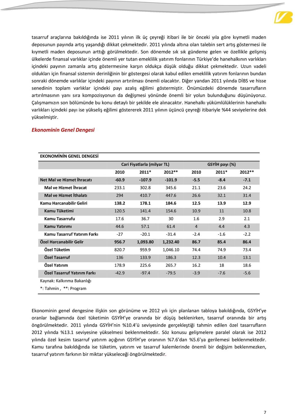 Son dönemde sık sık gündeme gelen ve özellikle gelişmiş ülkelerde finansal varlıklar içinde önemli yer tutan emeklilik yatırım fonlarının Türkiye de hanehalkının varlıkları içindeki payının zamanla