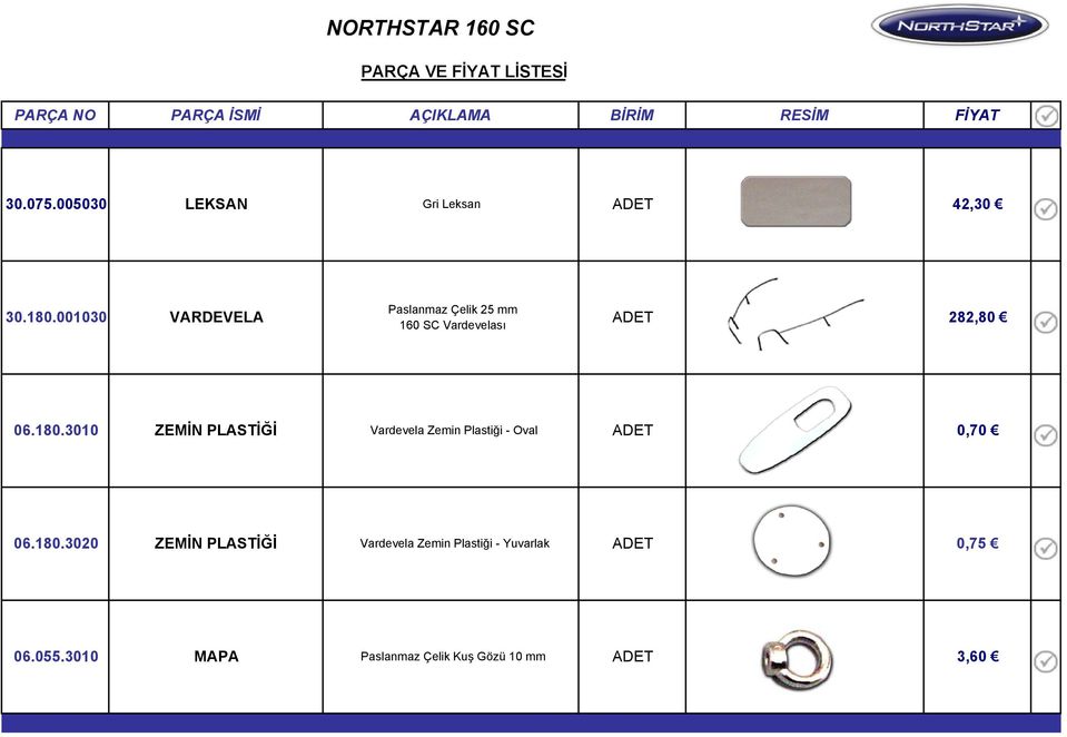 3010 ZEMİN PLASTİĞİ Vardevela Zemin Plastiği - Oval 0,70 06.180.