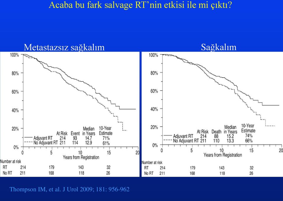 Metastazsız sağkalım Sağkalım