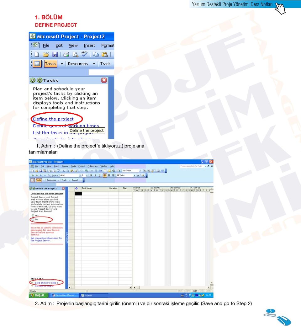 ) proje ana tanımlamaları 2.
