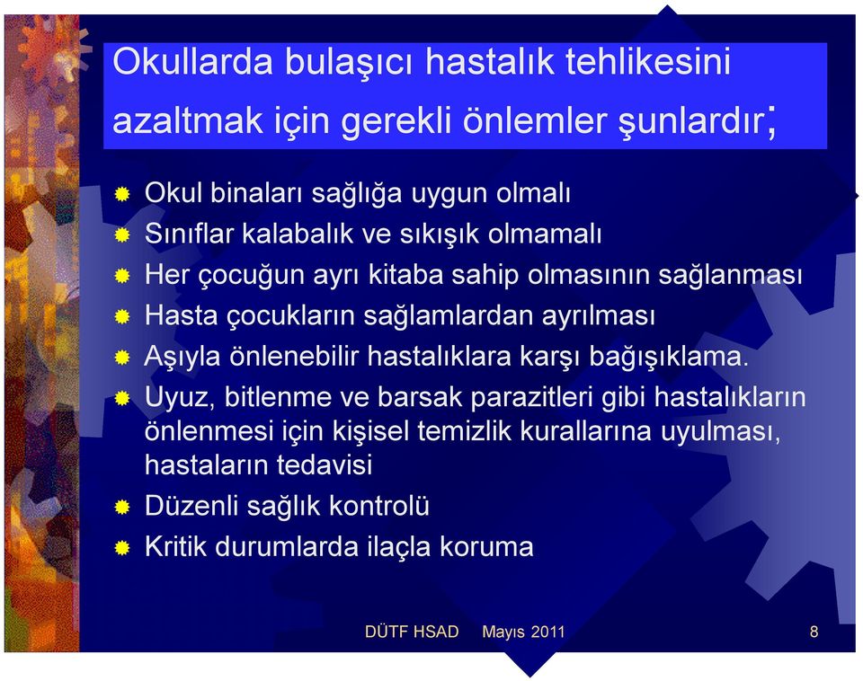 Aşıyla önlenebilir hastalıklara karşı bağışıklama.