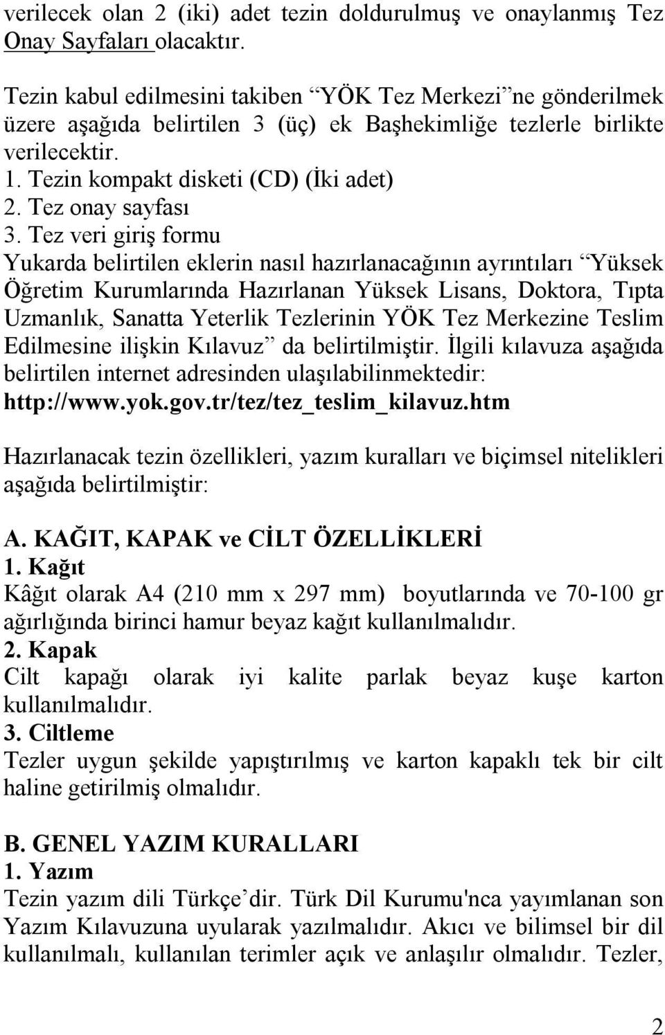 Tez onay sayfası 3.