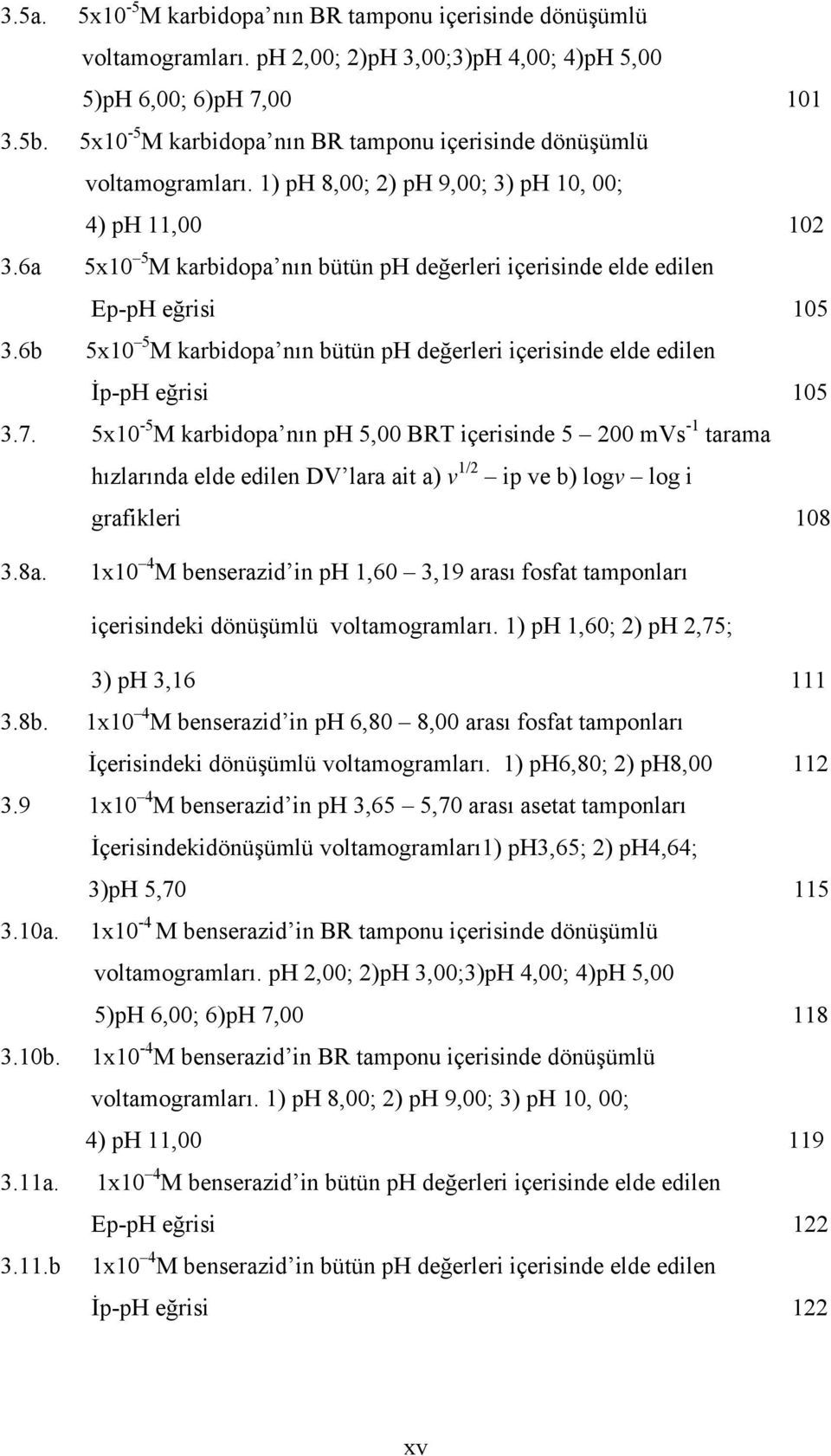 6a 5x10 5 M karbidopa nın bütün ph değerleri içerisinde elde edilen Ep-pH eğrisi 105 3.6b 5x10 5 M karbidopa nın bütün ph değerleri içerisinde elde edilen İp-pH eğrisi 105 3.7.