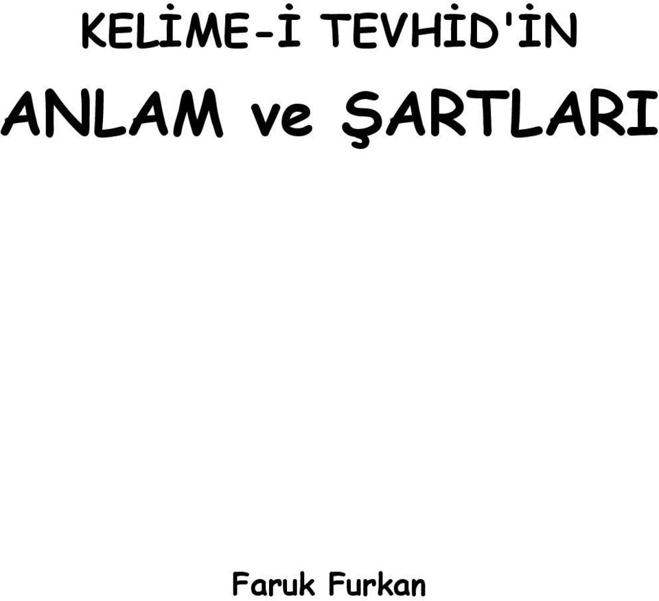 ANLAM ve