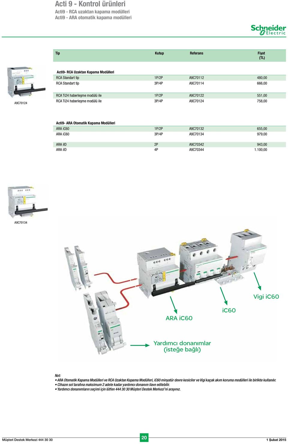 A9C70132 655,00 ARA ic60 3P/4P A9C70134 979,00 ARA iid 2P A9C70342 943,00 ARA iid 4P A9C70344 1.