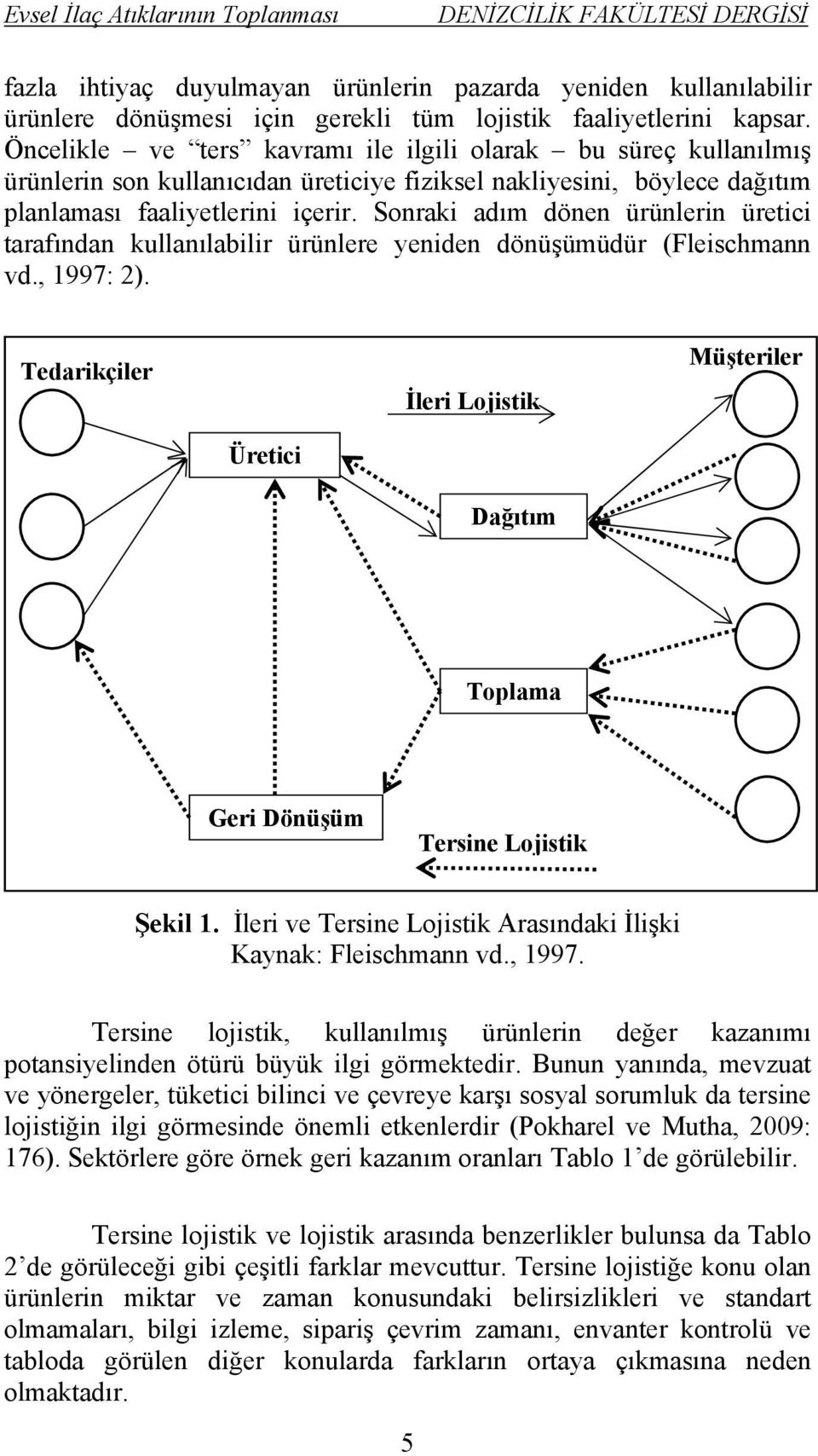 Sonraki adım dönen ürünlerin üretici tarafından kullanılabilir ürünlere yeniden dönüşümüdür (Fleischmann vd., 1997: 2).