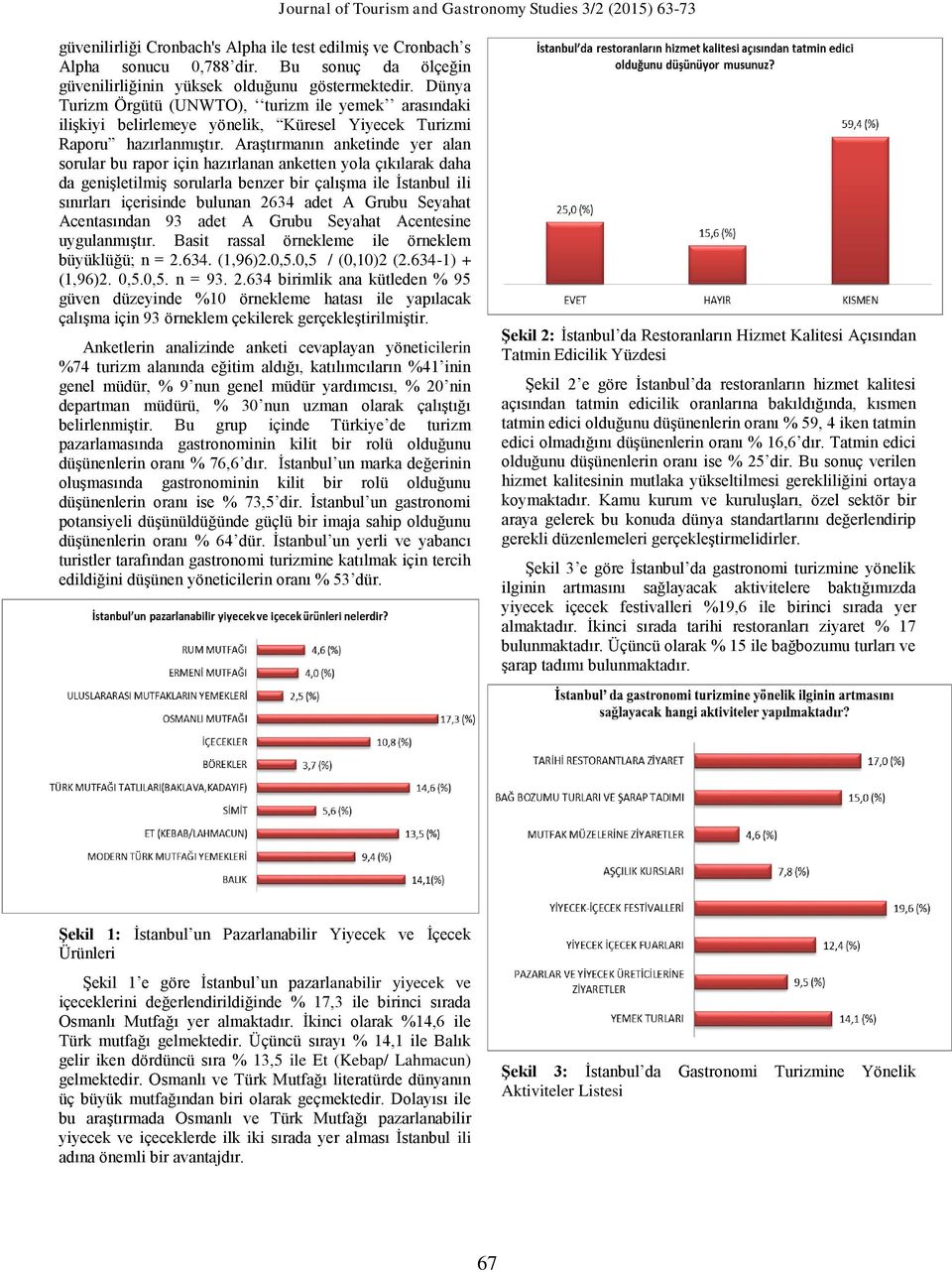 Dünya Turizm Örgütü (UNWTO), turizm ile yemek arasındaki ilişkiyi belirlemeye yönelik, Küresel Yiyecek Turizmi Raporu hazırlanmıştır.