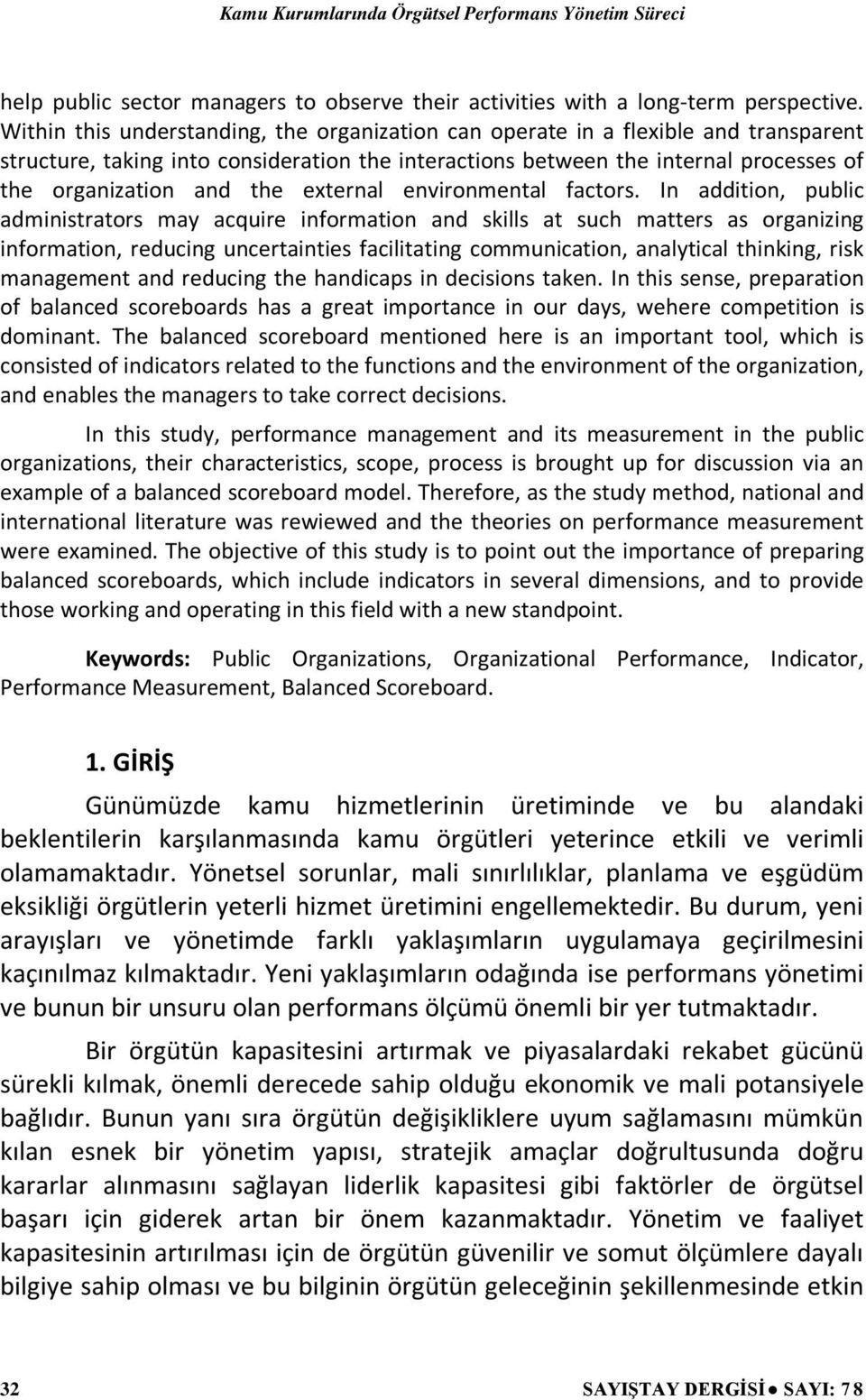 external environmental factors.