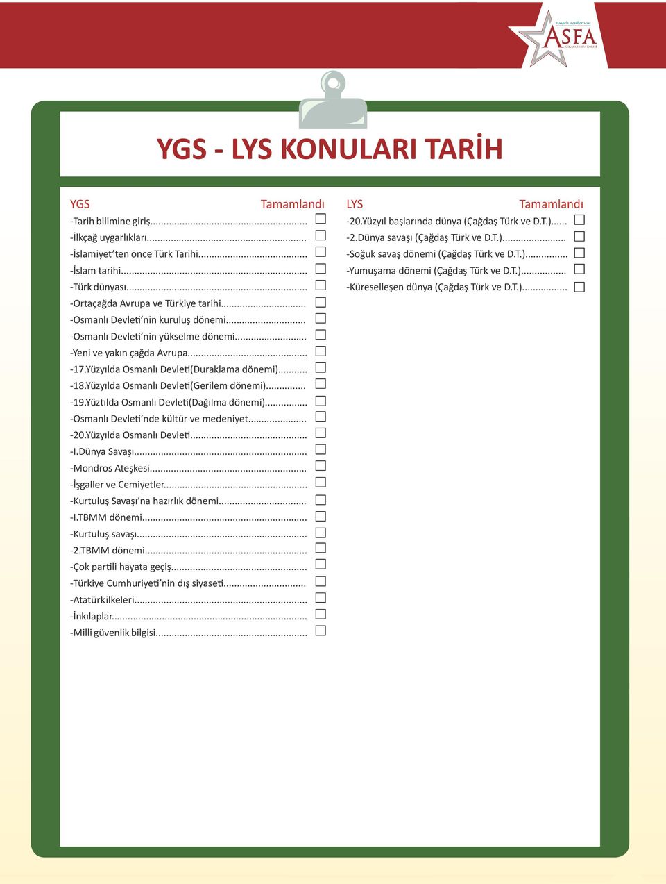 Yüzyılda Osmanlı Devleti(Gerilem dönemi)... -19.Yüztılda Osmanlı Devleti(Dağılma dönemi)... -Osmanlı Devleti nde kültür ve medeniyet... -20.Yüzyılda Osmanlı Devleti... -I.Dünya Savaşı.