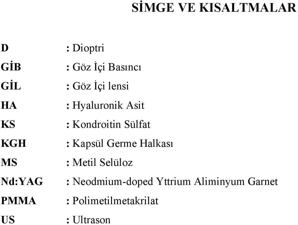 Kondroitin Sülfat : Kapsül Germe Halkası : Metil Selüloz :