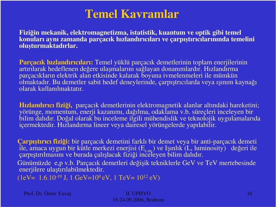 Hızlandırma parçaıkların elektrik alan etkisinde kalarak boyuna ivmelenmeleri ile mümkün olmaktadır. Bu demetler sabit hedef deneylerinde, çarpıştrıılarda veya ışınım kaynağı olarak kullanılmaktatır.